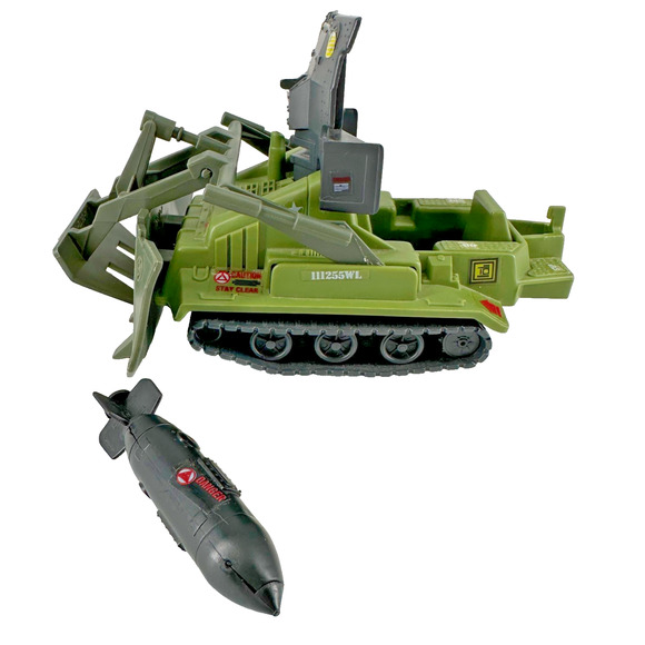 VINTAGE 1985 GI Joe Bomb Disposal Vehicle with Bomb (Near Complete) - Picture 1 of 10